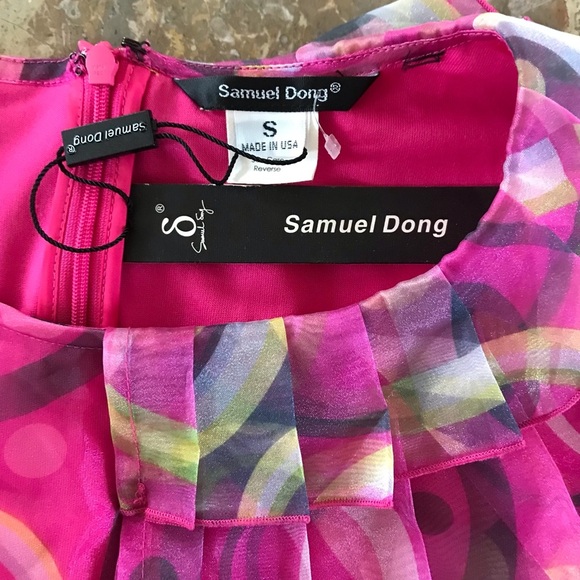 Samuel Dong | Women’s fuchsia bubble dress💗 - Picture 9 of 10